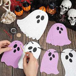 Halloween Theme Ghost Paper Hanging Streamer&nbsp;DIY-WH20014-02B