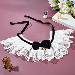 Bowknot Polyester Dog Bibs&nbsp;AJEW-WH0651-22B-01
