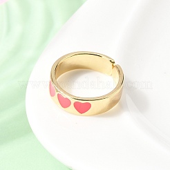 Brass Cuff Open Rings&nbsp;RJEW-C164-01A-G