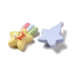 Sun Moon Cloud Rainbow Opaque Resin Decoden Cabochons&nbsp;RESI-Z022-05