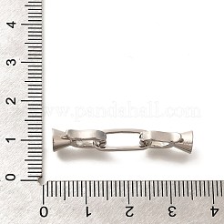 Rack Plating Brass Fold Over Clasps&nbsp;KK-H508-05P