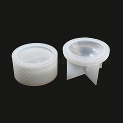Roman Flat Round DIY Silicone Storage Molds&nbsp;DIY-G079-21A
