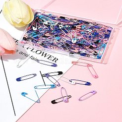 200Pcs 8 Colors Iron Safety Pins&nbsp;FIND-FS0002-78