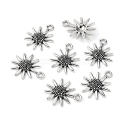 Lead Free and Cadmium Free! Tibetan Style Sunflower Pendant&nbsp;X-LF8977Y