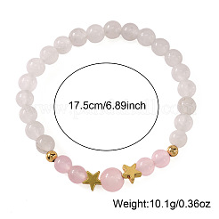 Natural Gemstone Round Beaded Stretch Bracelets for Women&nbsp;KW4259