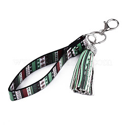 PU Leather Tassel Keychain&nbsp;KEYC-T006-01E