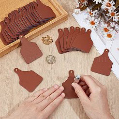 30Pcs PU Leather Label Tags&nbsp;DIY-OC0014-23