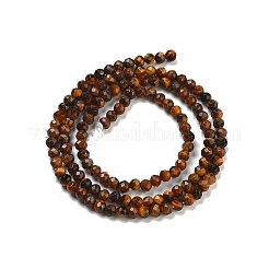 Natural Tiger Eye Bead Strands&nbsp;G-R344-3mm-44