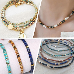 DIY Stretch Bracelet Kits&nbsp;DIY-SC0029-21B