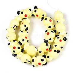 Handmade Porcelain Bead Strands&nbsp;PORC-N011-02D