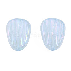 Rainbow Iridescent Plating Acrylic Beads&nbsp;OACR-N010-079
