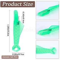 50Pcs Fish Shape Sewing Machine Needle Threaders&nbsp;DIY-CP0011-20C