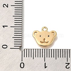 Brass Micro Pave Cubic Zirconia Pendants&nbsp;KK-M301-01G