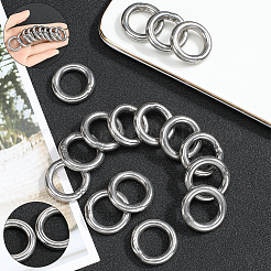 304 Stainless Steel Closed Jump Rings&nbsp;STAS-SP0001-85C
