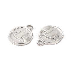 Non-Tarnish 304 Stainless Steel Pendants&nbsp;STAS-L268-022P