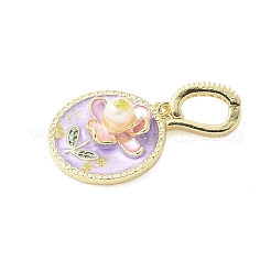 Brass Enamel Pendants&nbsp;LS-KK-F886-03G-09
