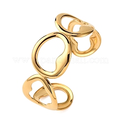 304 Stainless Steel Cuff Bangles for Women&nbsp;BJEW-G749-13G
