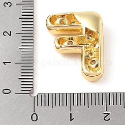 Brass Micro Pave Clear Cubic Zirconia Pendant&nbsp;KK-Z046-01G-F