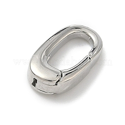 Brass Spring Gate Rings&nbsp;KK-G548-07B-P
