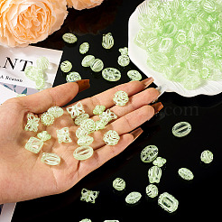 100g Transparent Acrylic Beads&nbsp;OACR-TA0003-22D