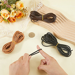 15M 3 Colors Cowhide Leather Cord&nbsp;WL-CL0001-26B
