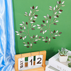 Iron Leaves Branch  Wall Decorations&nbsp;AJEW-WH0513-30A