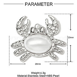 304 Stainless Steel Pendants&nbsp;STAS-OY001-05P