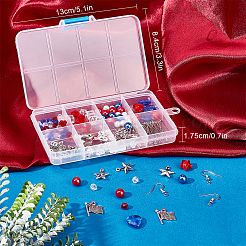 Independence Day Theme Drop Earring DIY Making Kit&nbsp;DIY-SC0018-27
