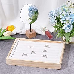 Wood Ring Display Boards&nbsp;RDIS-WH0009-008A