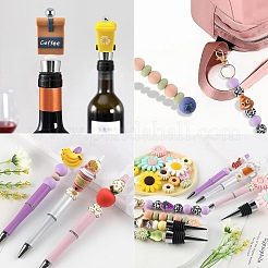 20Pcs 20 Styles Silicone Beads&nbsp;SIL-YW0002-22