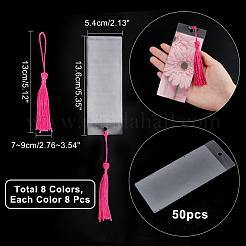 64Pcs 8 Colors Polyester Tassel Decorations&nbsp;OCOR-NB0001-44
