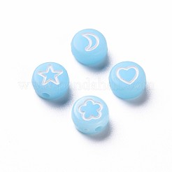 Opaque Acrylic Beads&nbsp;X-MACR-N008-40F