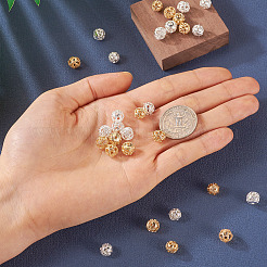 30Pcs 6 Style Brass Beads&nbsp;KK-TA0001-24