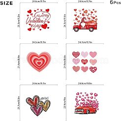 PET Heat Transfer Film Logo Stickers Set&nbsp;DIY-WH0230-065