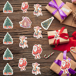 1 Bag Christmas Theme Paper Self-Adhesive Stickers&nbsp;DIY-SC0032-88