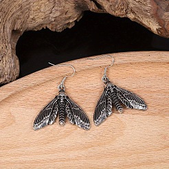 Alloy & Brass Moth Dangle Earrings for Women&nbsp;WG461A9-01