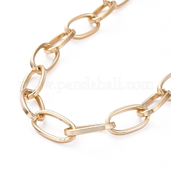 Aluminium Paperclip Chain Necklaces&nbsp;X-NJEW-JN02865