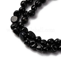 Natural Black Tourmaline Beads Strands&nbsp;G-I389-A30-A