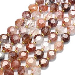 Natural Ferruginous Quartz Beads Strands&nbsp;G-C116-A108-01