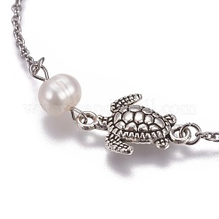 Stainless Steel Link Anklets&nbsp;AJEW-AN00253
