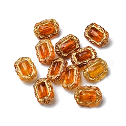 Imitation Amber Transparent Acrylic Beads&nbsp;X-MACR-D071-02H