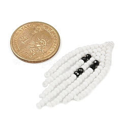 Halloween Theme Glass Seed Seed Beads&nbsp;PALLOY-MZ00773