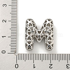 Platinum Plated Brass Micro Pave Cubic Zirconia Pendants&nbsp;KK-L073-001P-M