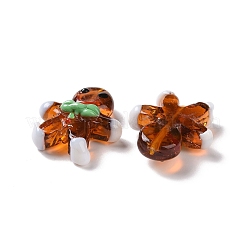 Gingerbread Man Handmade Lampwork Beads&nbsp;LAMP-G150-04