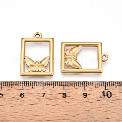 304 Stainless Steel Pendants&nbsp;STAS-N109-19G