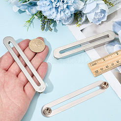 4Pcs 304 Stainless Steel & Brass Brooches&nbsp;JEWB-CP00001