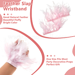 Feather Bracelets Wrist Band&nbsp;AJEW-WH0591-443D