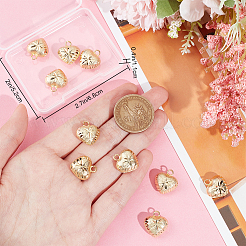 10Pcs Rack Plating Brass Pendants&nbsp;KK-BBC0011-21
