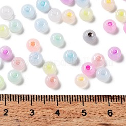 Imitation Jade 3/0 Glass Seed Beads&nbsp;SEED-Z001-A-A02