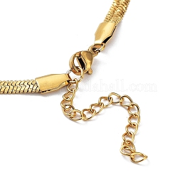 304 Stainless Steel Herringbone Chain Necklaces&nbsp;NJEW-P282-02G